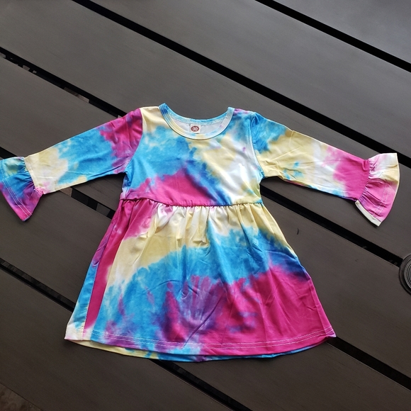 ⭐️3/$15⭐️ Younger Tree Toddler Tie-Dye Dress, NWOT - Picture 1 of 8